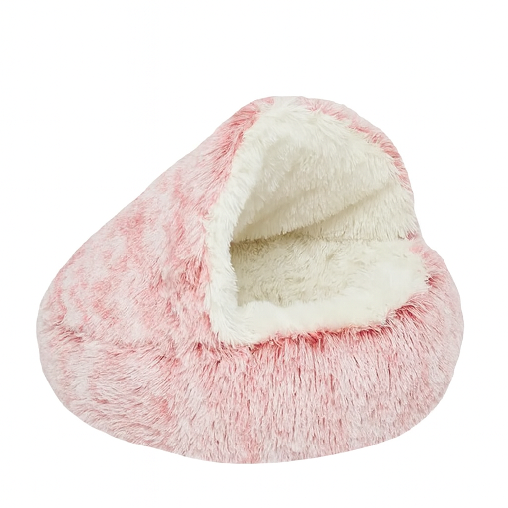 2-in-1 Cat Snuggle Cave – Plush Bed for Aussie Cats