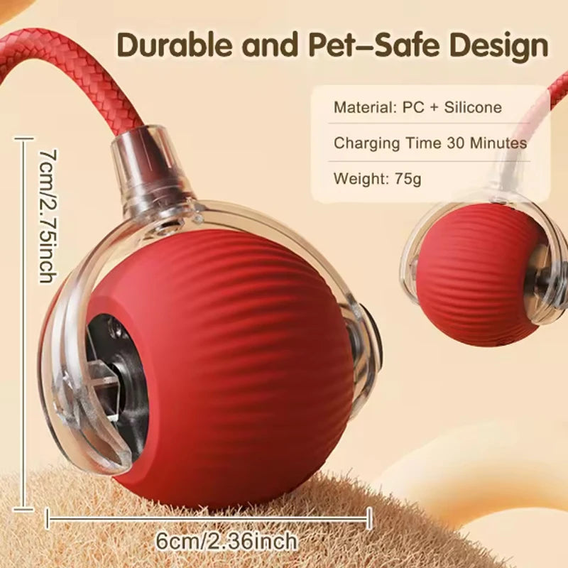 Cat Toy Ball with Tail – Interactive Fun for Aussie Cats