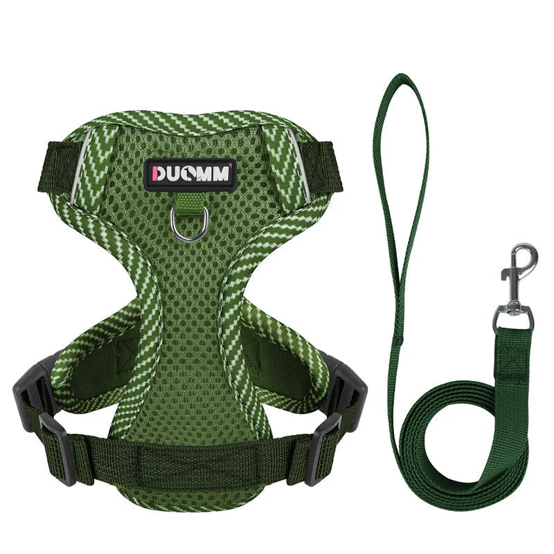 Reflective Dog Harness & Lead Set – Puppies & Small Dogs
