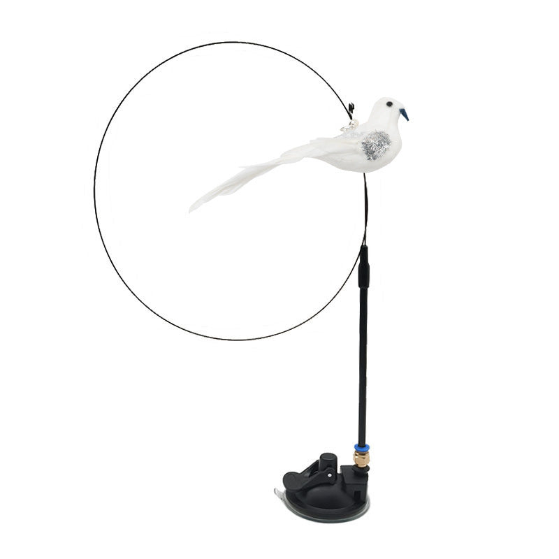 Interactive Cat Wand Toy – Feather Bird Play for Aussie Cats