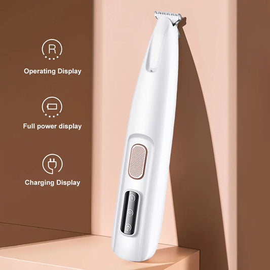 Cordless Pet Paw Trimmer with LED – Grooming for Cats & Dogs