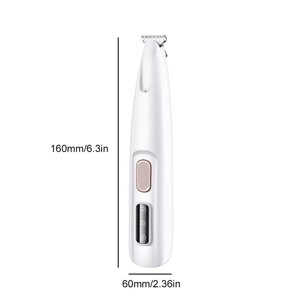 Cordless Pet Paw Trimmer with LED – Grooming for Cats & Dogs