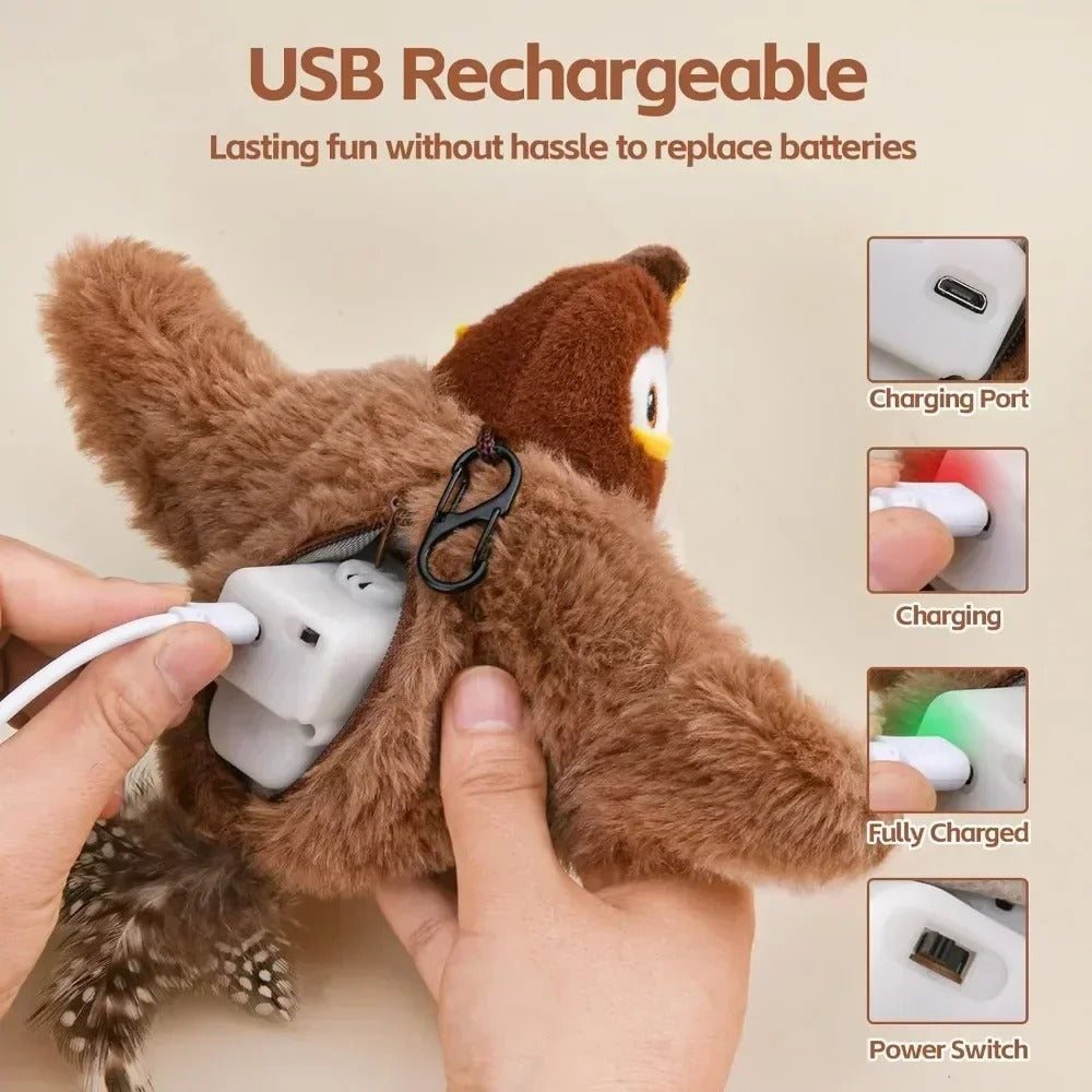 Flutter Bird Cat Toy – Interactive Fun for Aussie Cats